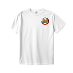 White Naruto and Sasuke T-shirt from ScandiAnime featuring front design, perfect for anime fans and casual wear.