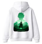 Tanjiro hoodie from ScandiAnime featuring detailed character artwork, comfortable fit, and tan color.