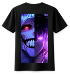 ScandiAnime Sung Jinwoo T-Shirt featuring a graphic print of Sung Jinwoo from the Untitled Project, casual and stylish apparel.
