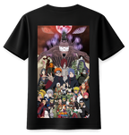 Naruto Shippuden T-Shirt by ScandiAnime featuring Naruto character illustration, casual cotton fabric, and vibrant design.