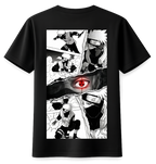 ScandiAnime Kakashi T-shirt featuring a detailed graphic of Kakashi Hatake from Naruto, in a casual fit and soft fabric.