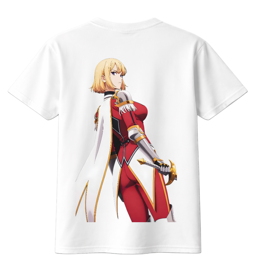 ScandiAnime Cha Hae-in T-Shirt featuring a detailed graphic print of the character on a casual black T-shirt.