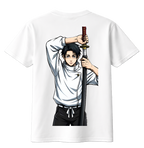 ScandiAnime Yuta T-Shirt featuring a graphic design of Yuta from the Untitled Project, casual crew neck style, in black.