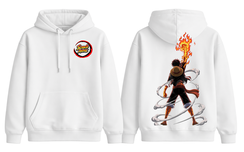 One Piece - Luffy Hoodie - ScandiAnime
