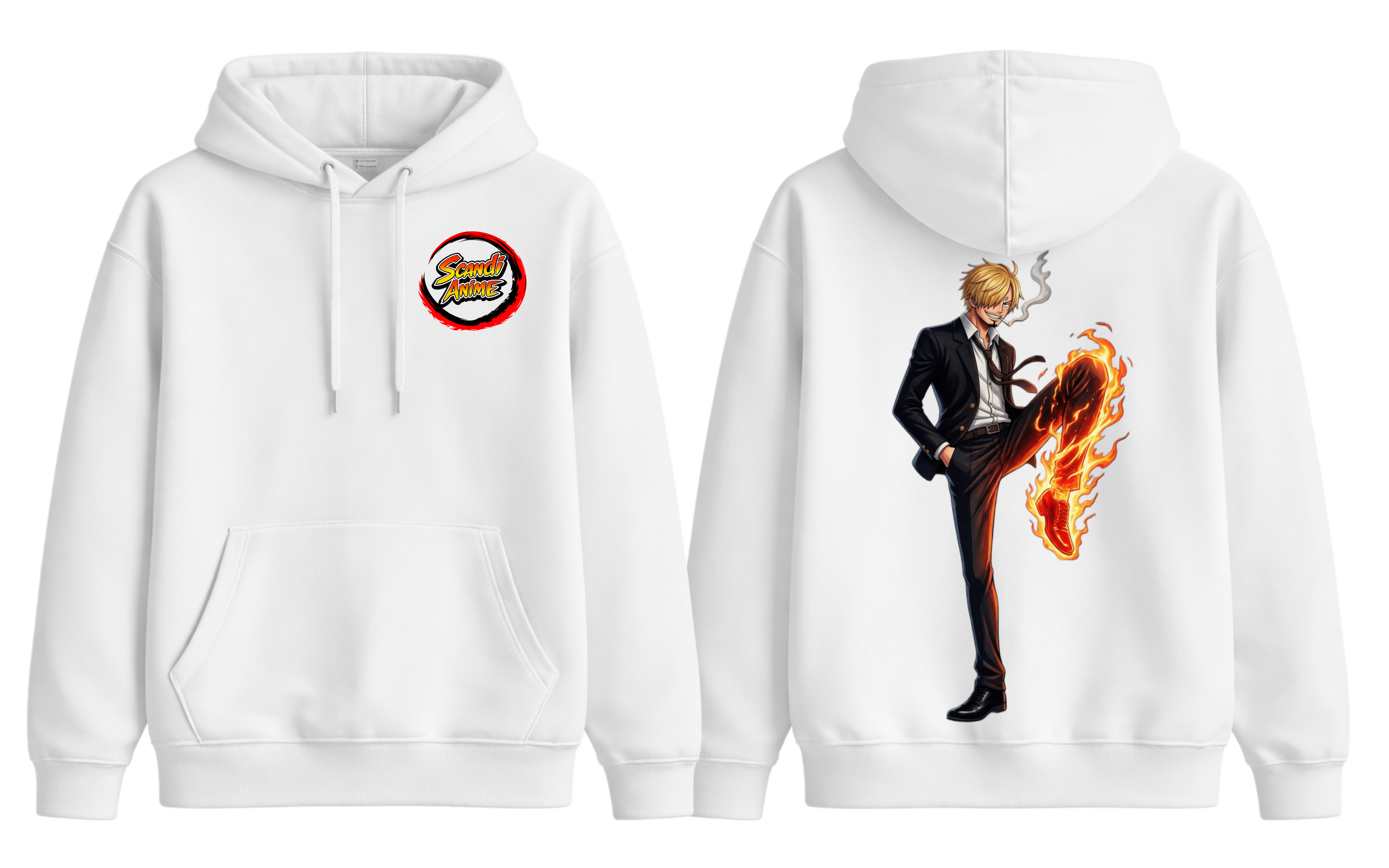 One Piece - Sanji Hoodie - ScandiAnime