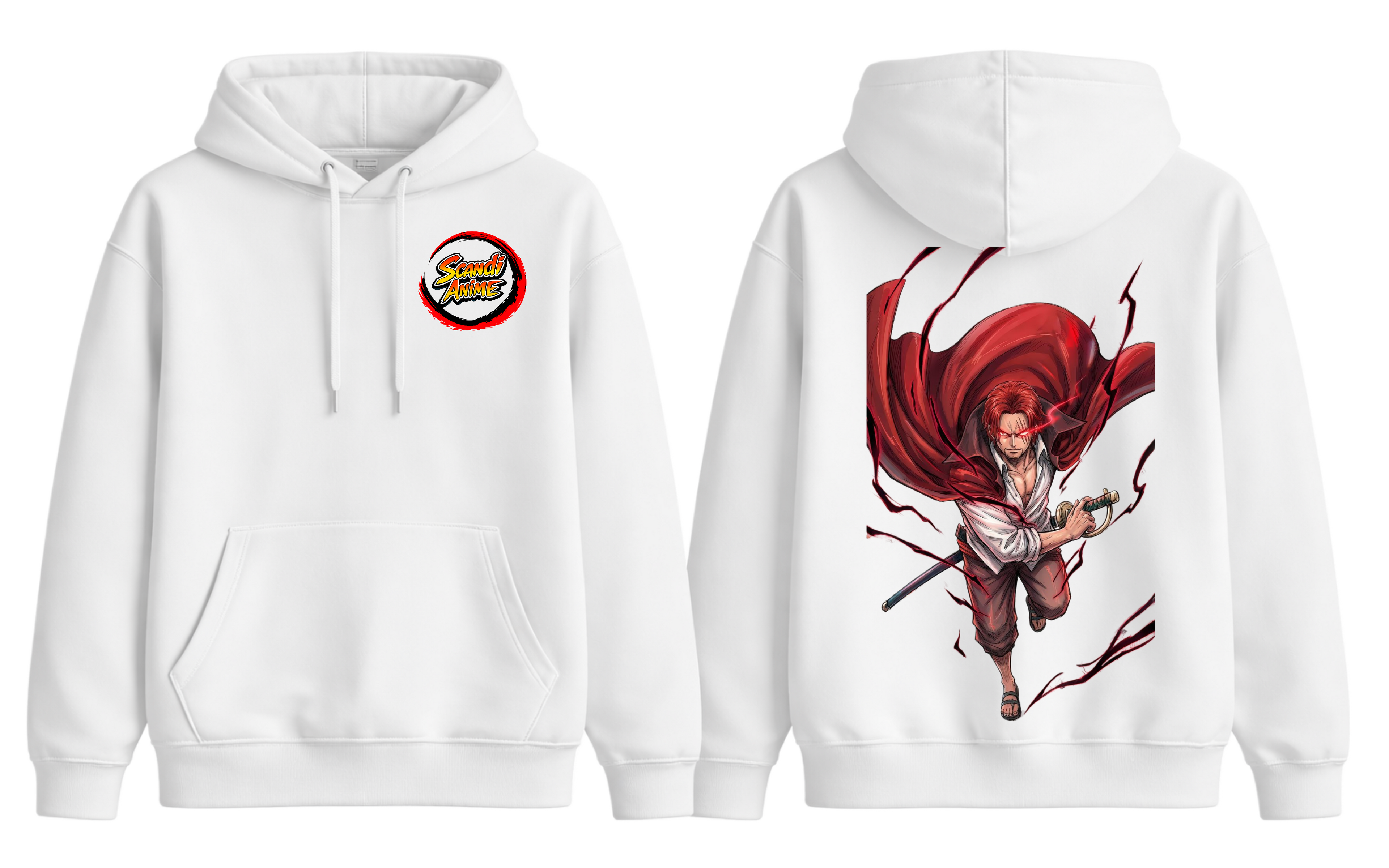 One Piece - Shanks Hoodie - ScandiAnime