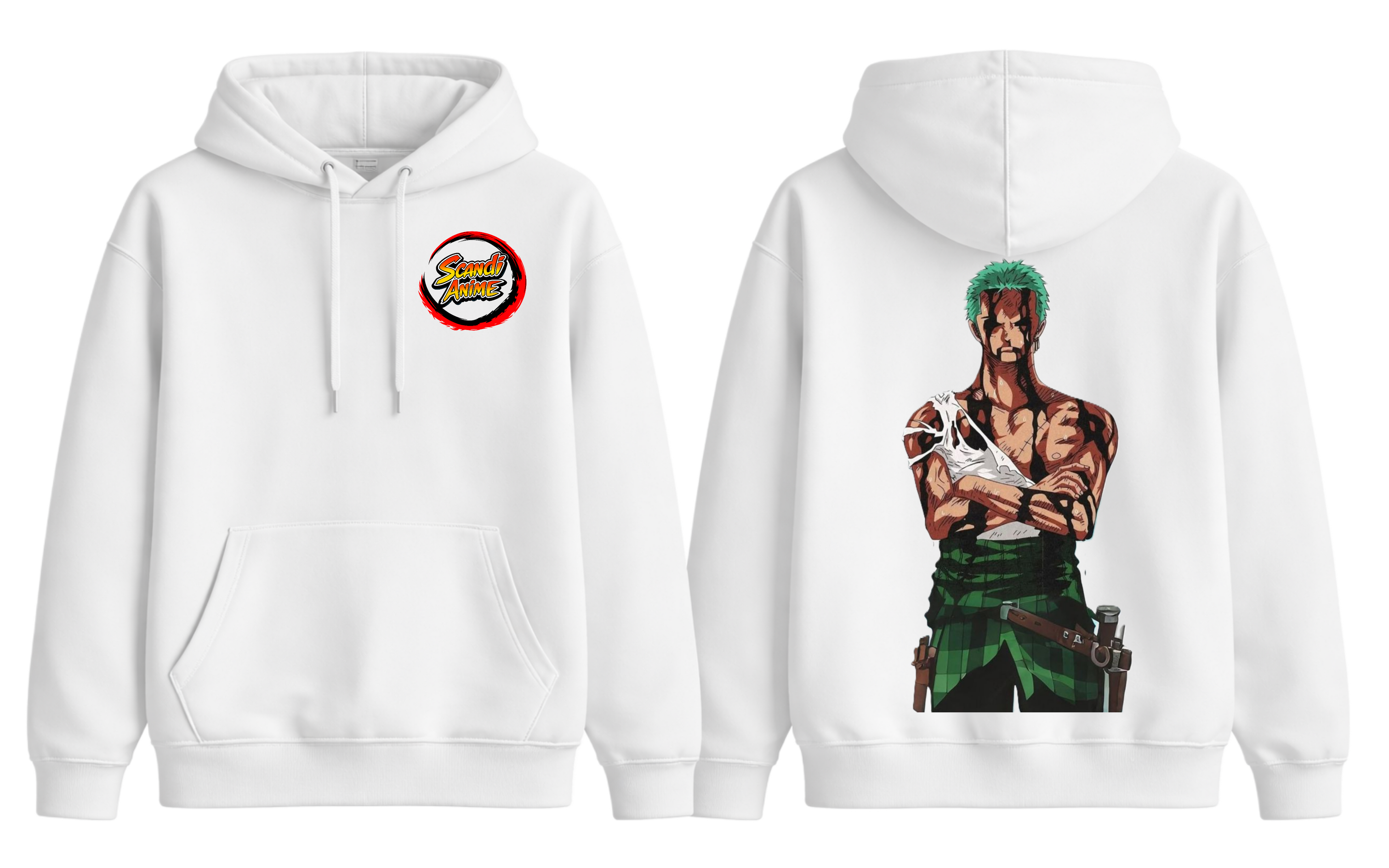 One Piece - Zoro Hoodie - ScandiAnime
