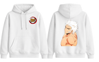 White Baek Yoon-Ho hoodie from ScandiAnime featuring a comfortable fit and casual style, shown on a plain background.