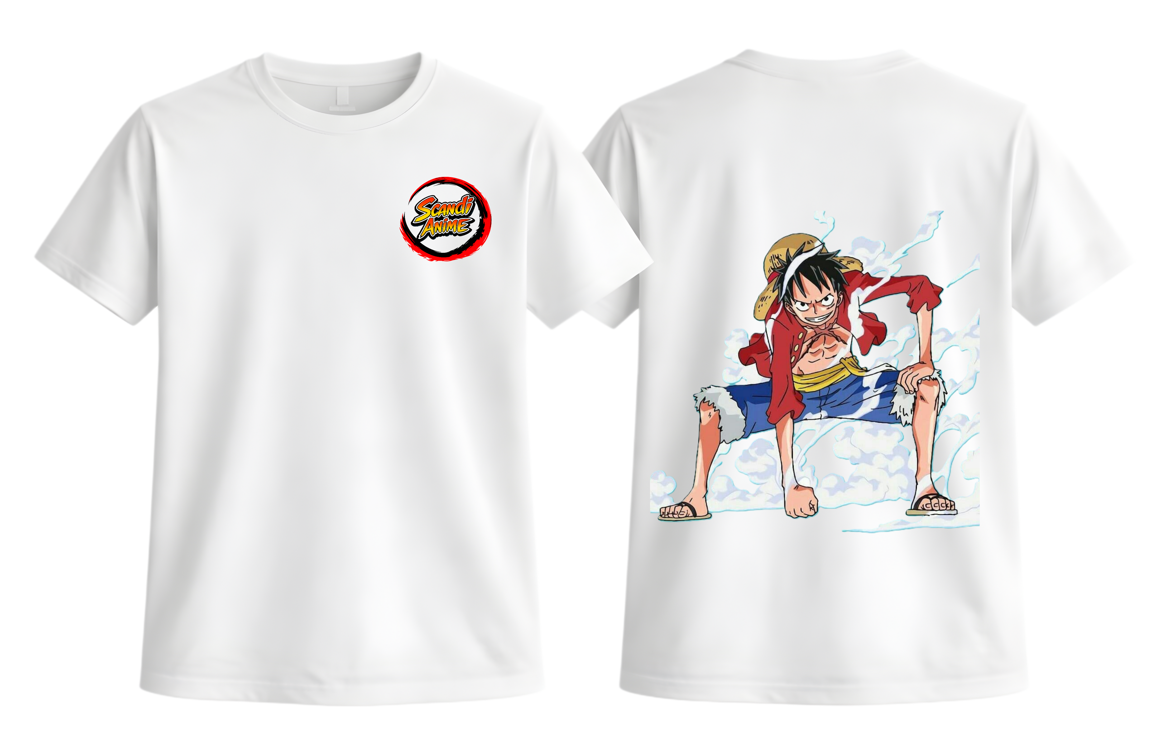 One Piece - Luffy T-Shirt - ScandiAnime