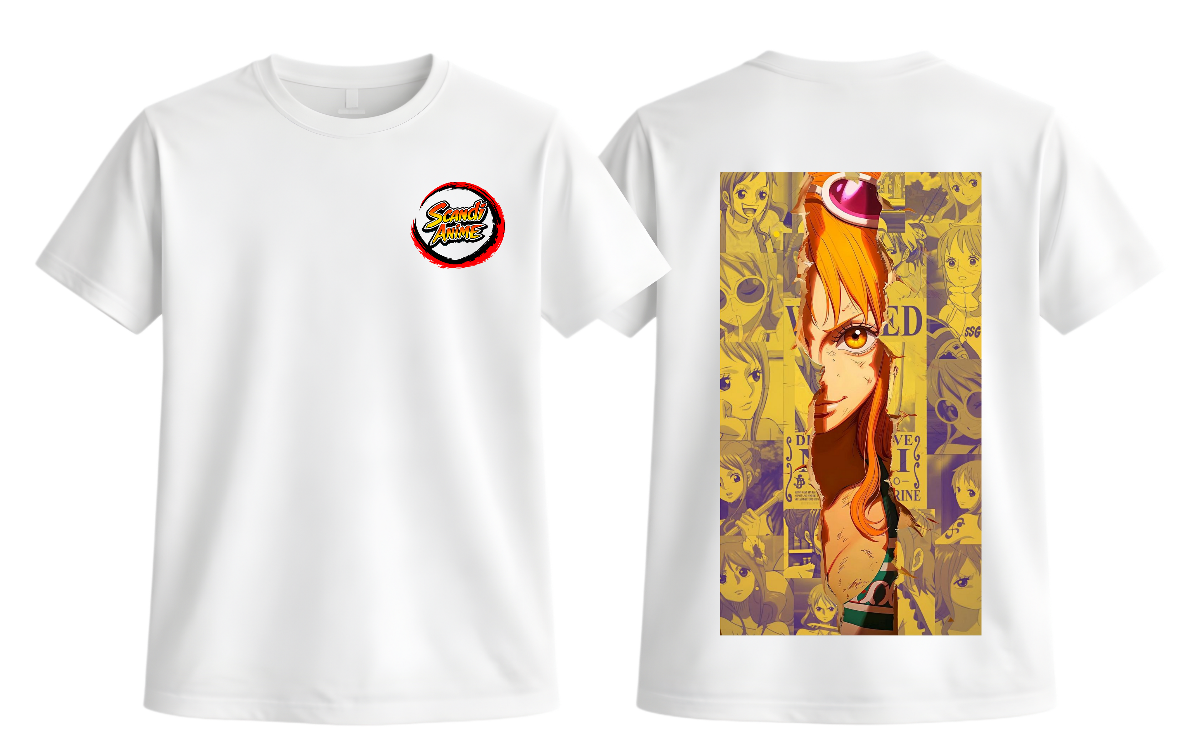 One Piece - Nami T-Shirt - ScandiAnime
