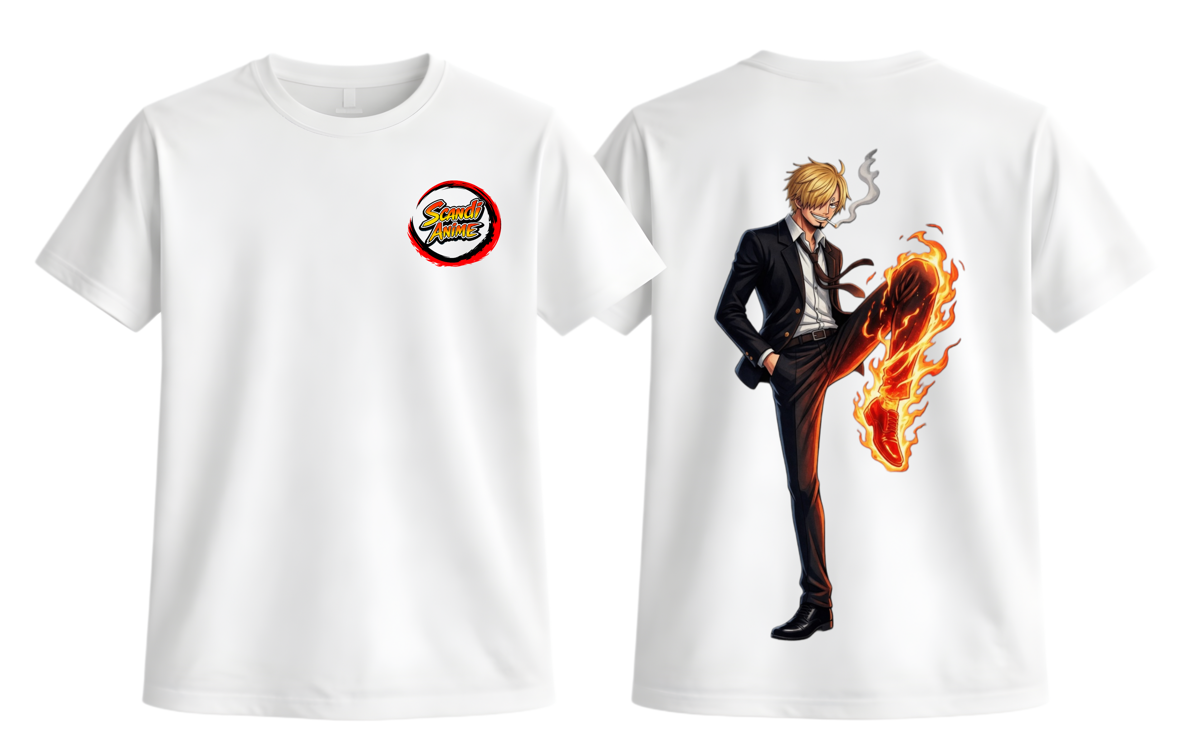 One Piece - Sanji T-Shirt - ScandiAnime