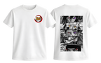 White Naruto Shippuden T-Shirt by ScandiAnime featuring character artwork and casual fit.