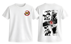 White Kakashi T-Shirt from ScandiAnime featuring a graphic of Kakashi Hatake from Naruto.
