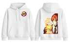 White Choi Jong-In hoodie from ScandiAnime featuring a comfortable fit and stylish design, ideal for casual wear.