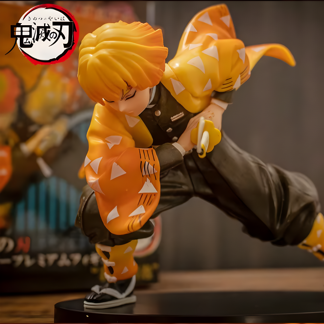 ScandiAnime Zenitzu figure, detailed collectible figure with intricate design and vibrant colors, perfect for anime fans and collectors.