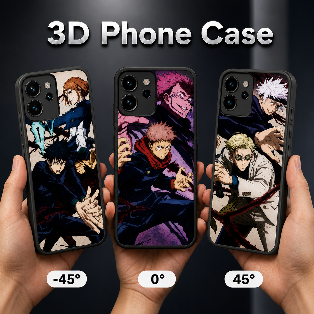 Jujutsu Kaisen 3D Phone Case - ScandiAnime