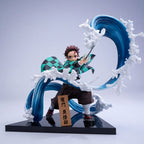 ScandiAnime Tanjiro Water Figure displaying detailed character design with water-themed accessories and vibrant colors.