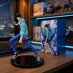 ScandiAnime Sung Jin-woo figure from the anime series, detailed collectible figure showing character with weapon and armor.