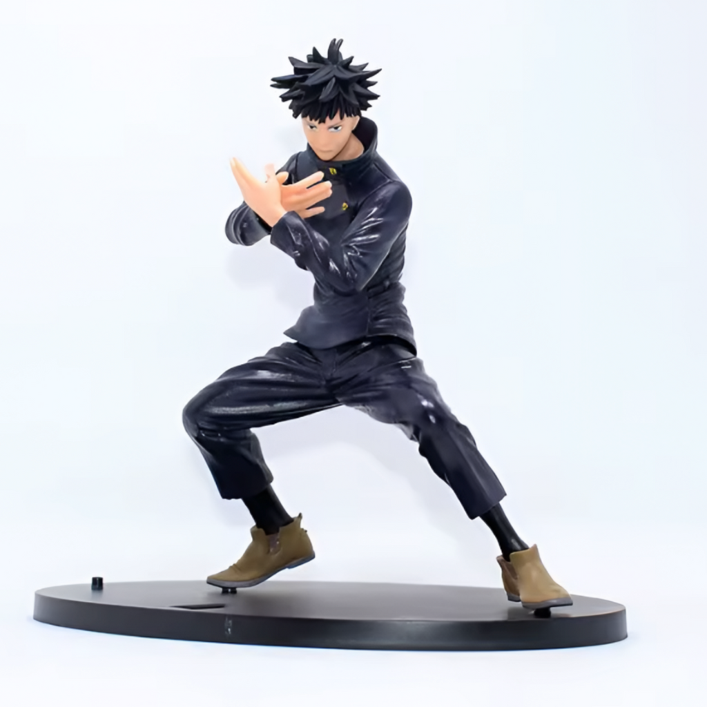 Megumi Fushiguro figure from ScandiAnime, detailed anime character collectible with dynamic pose and intricate design.