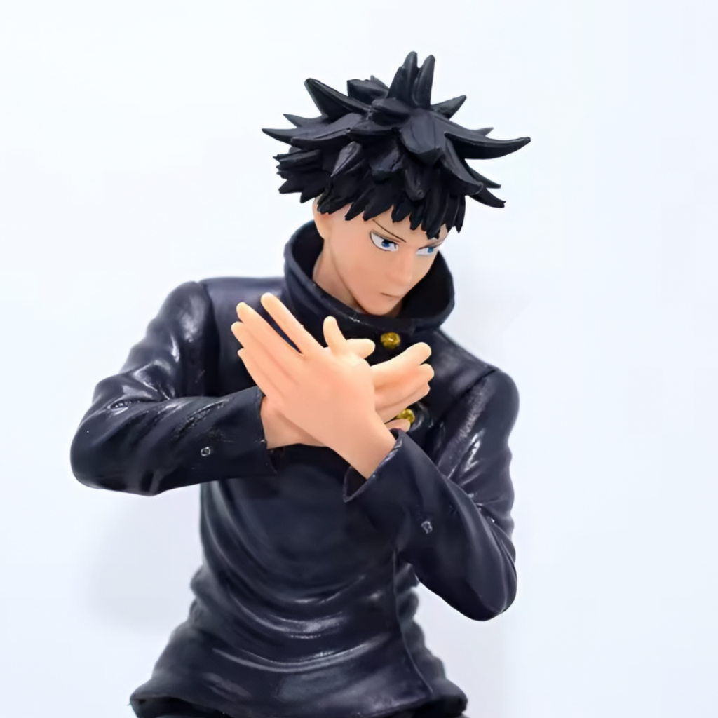 ScandiAnime Megumi Fushiguro figure from the anime series, detailed pose and design showcasing his character and outfit.