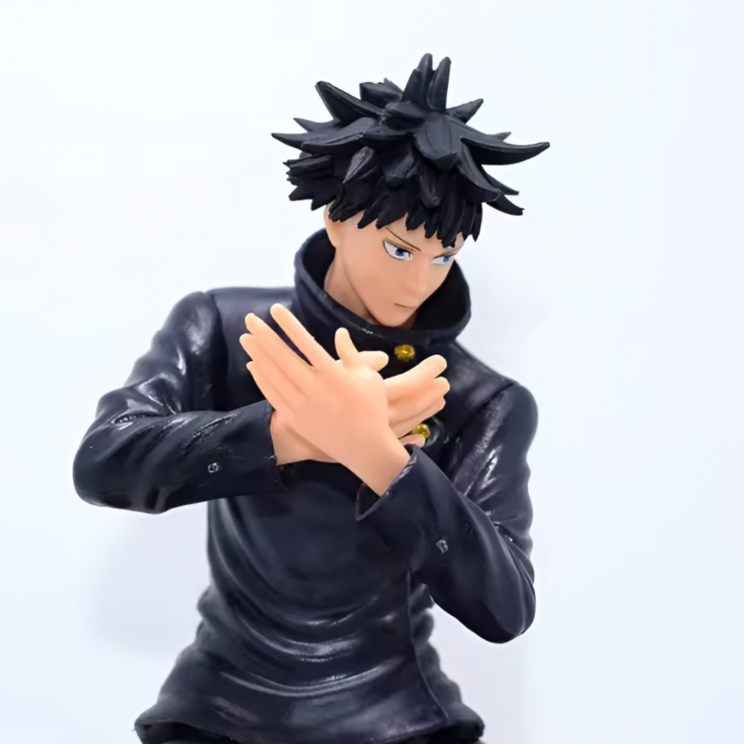 ScandiAnime Megumi Fushiguro figure from the anime series, detailed pose and design showcasing his character and outfit.