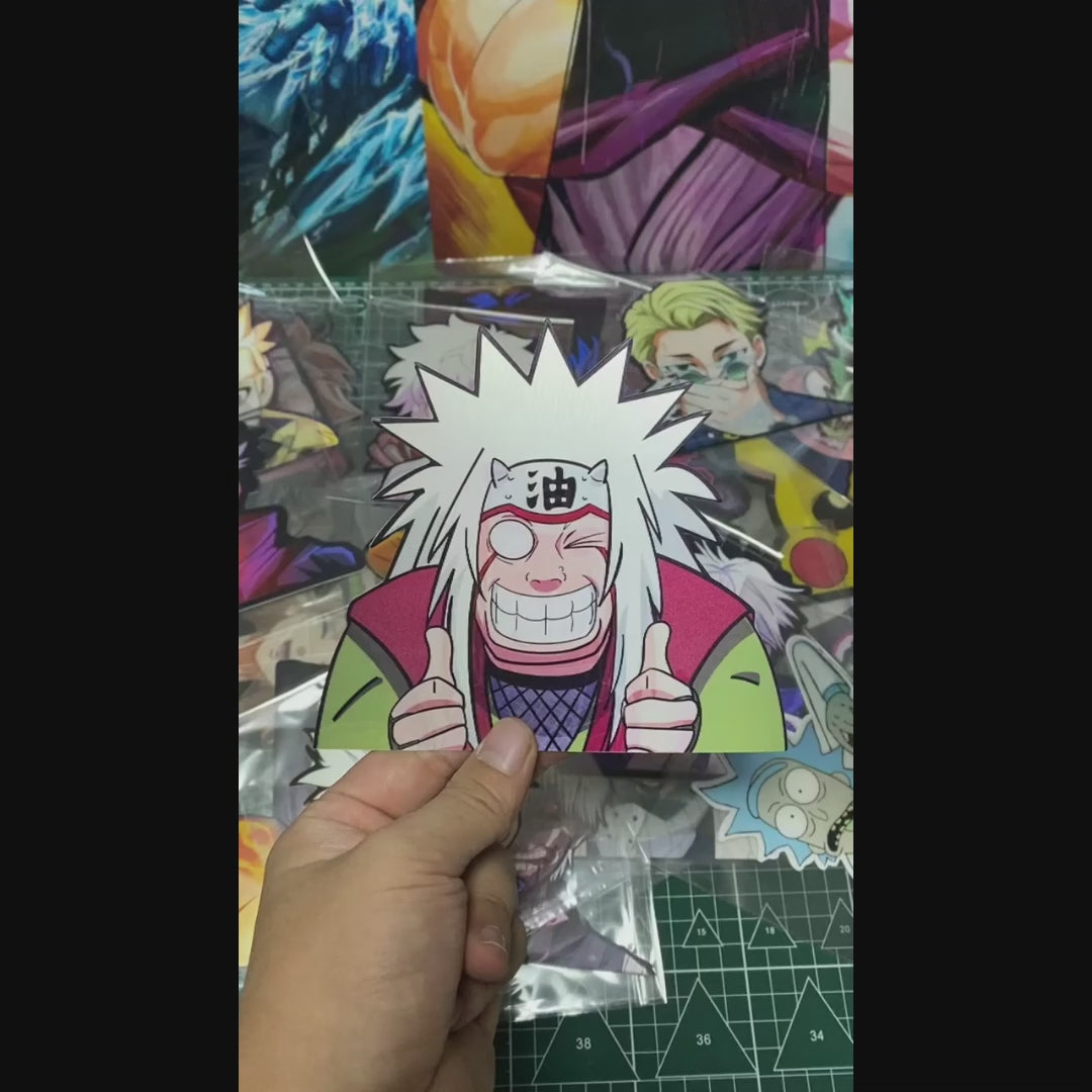 Naruto - Jiriya 3D Stickers