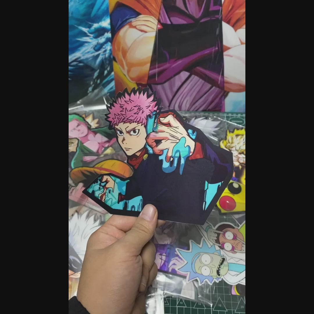 Jujutsu Kaisen - Yuji and Sukuna 3D Stickers