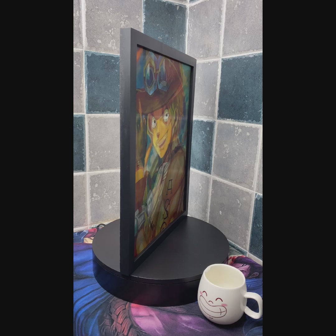 One Piece - Luffy, Ace and Sabo 3D Poster