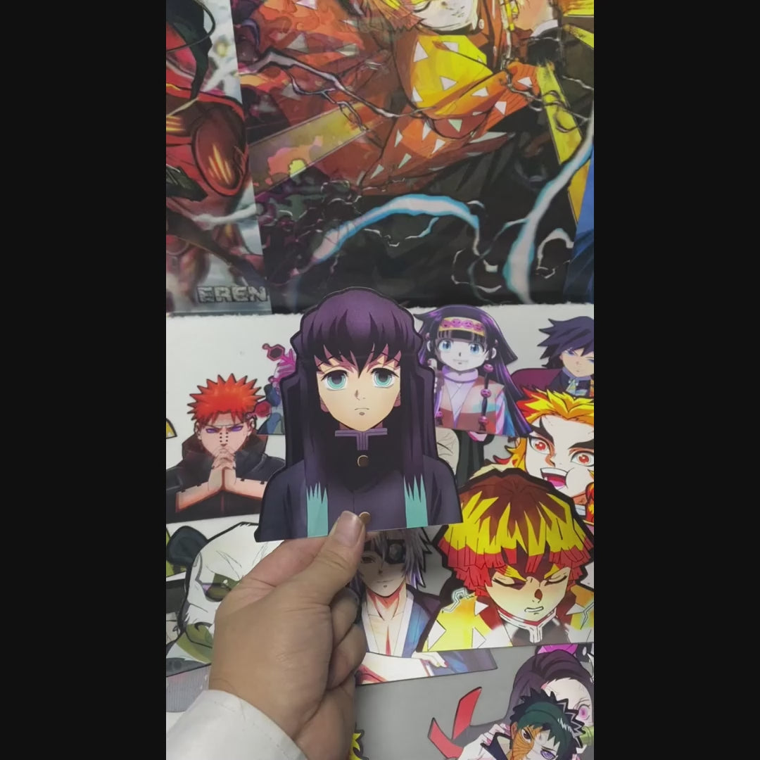 Demon Slayer - Muichiro 3D Stickers