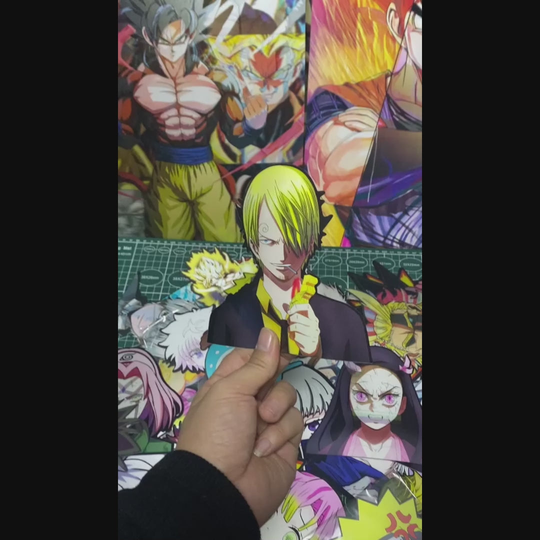 One Piece - Sanji 3D Stickers