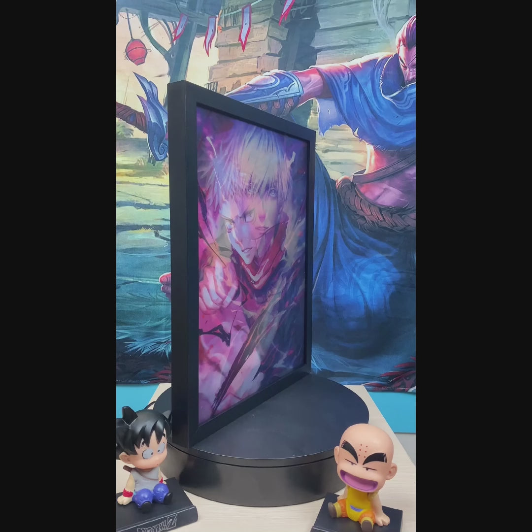 Jujutsu Kaisen - Yuji, Gojo and Sukuna 3D Poster