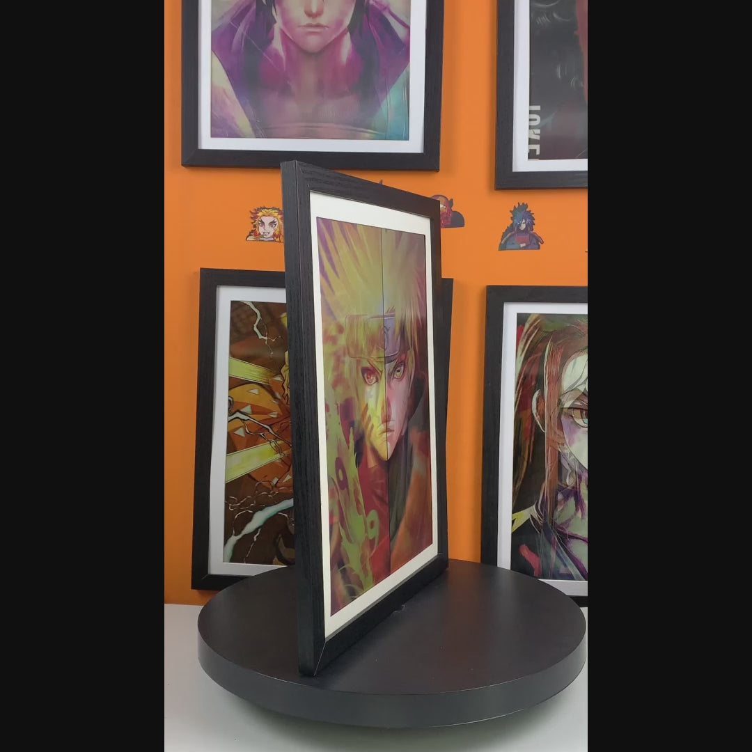 Naruto, Sasuke and Madara 3D Poster