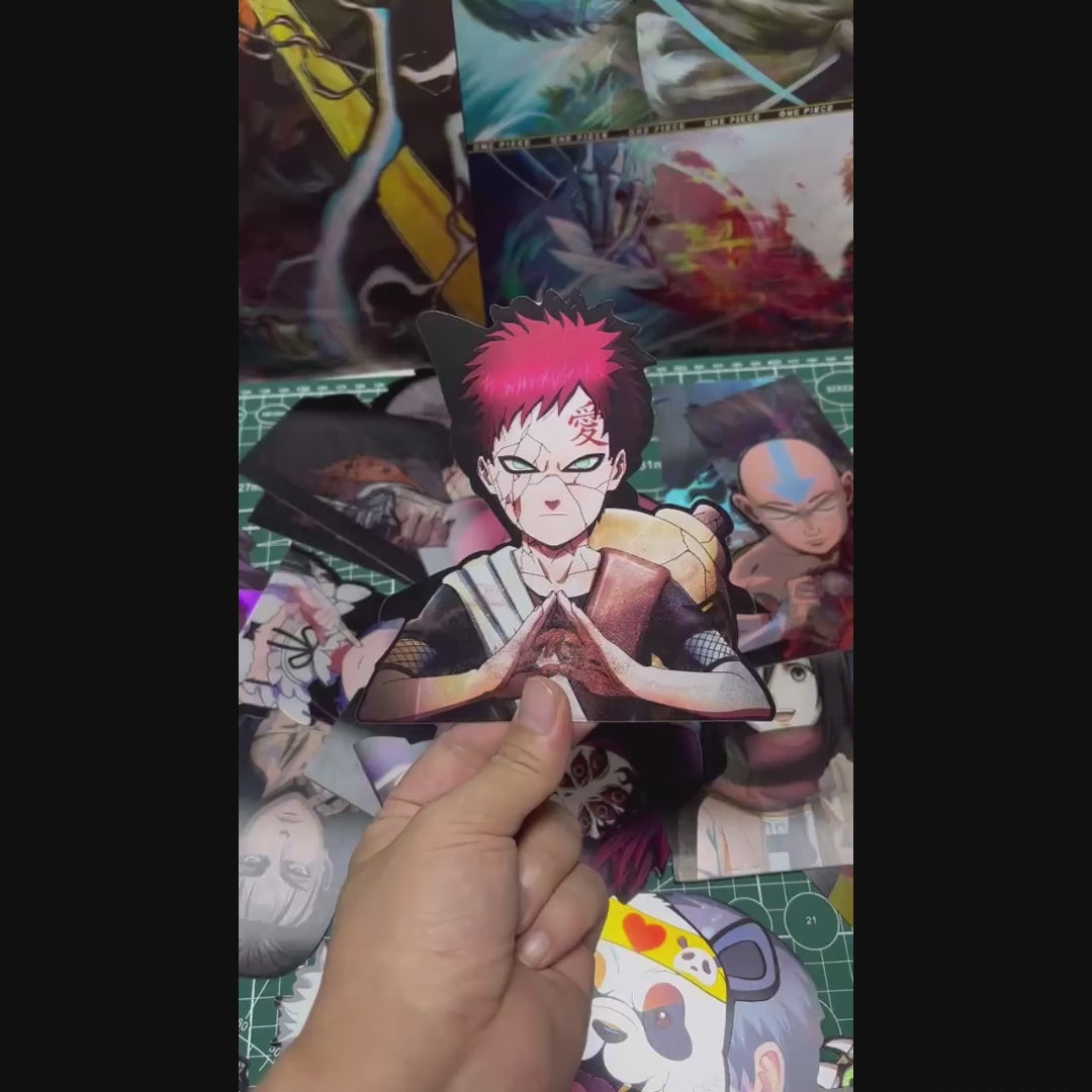 Naruto - Gaara 3D Stickers