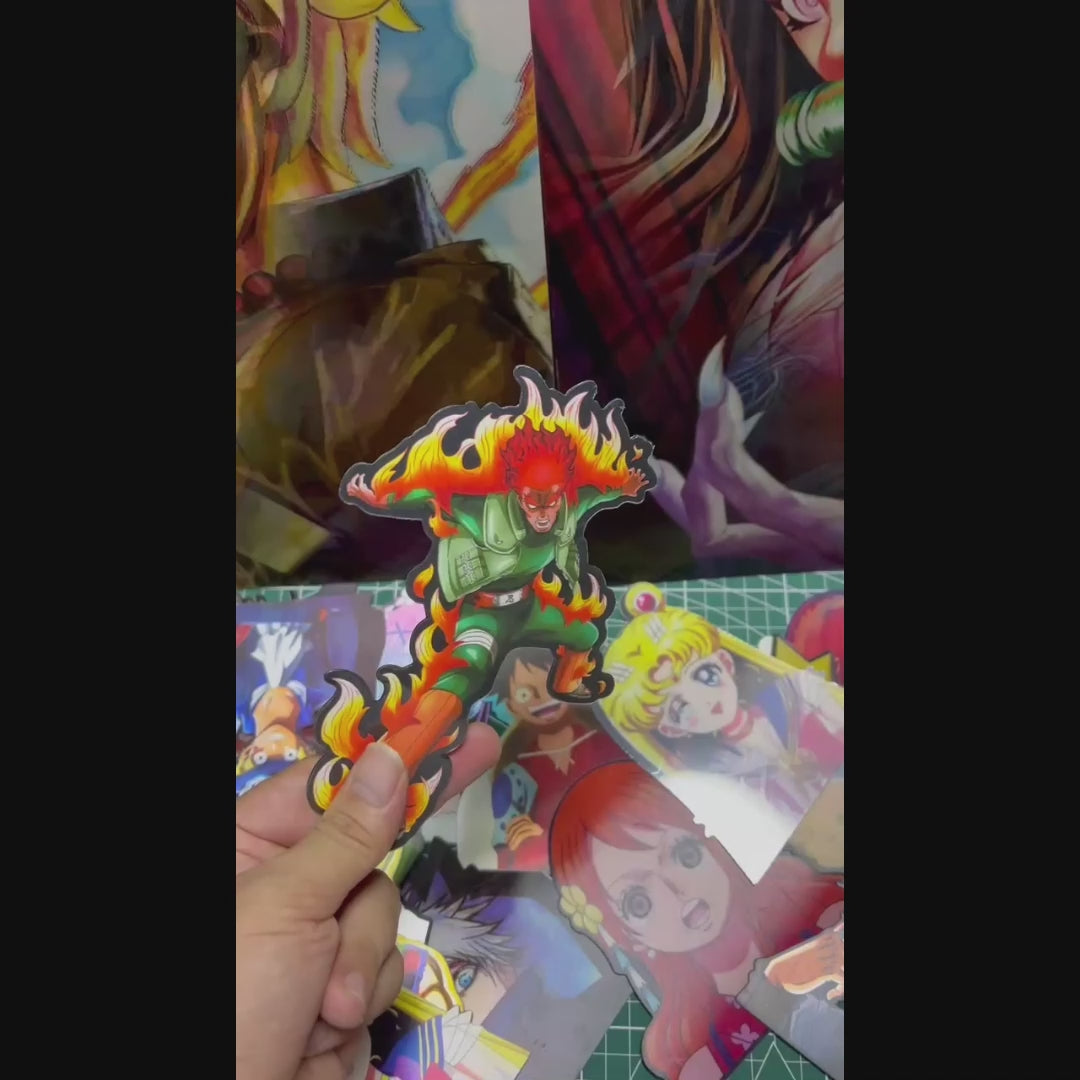 Naruto - Might Guy 3D Stickers