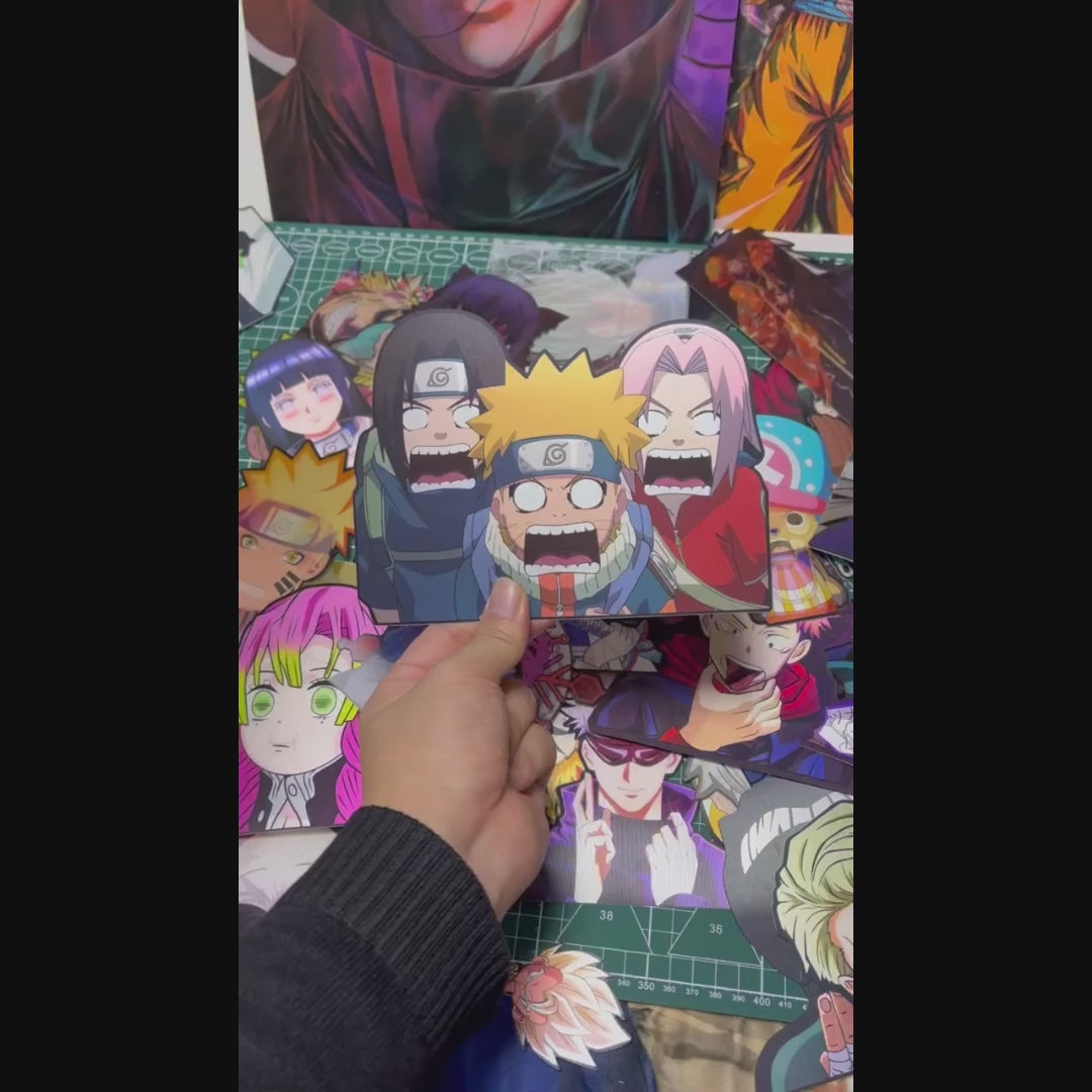 Naruto - Team 7 3D Stickers