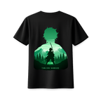 Tanjiro T-shirt from ScandiAnime featuring a detailed illustration of Tanjiro Kamado, perfect for anime fans.
